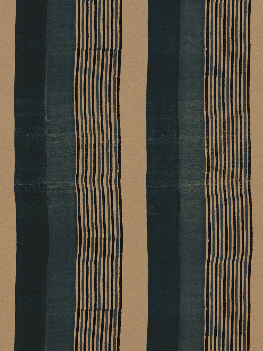 tent stripe large kraft wallpaper chris benz blue on kraft