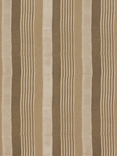 'Tent Stripe Large' Kraft Wallpaper by Chris Benz - Neutral