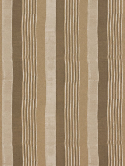 'Tent Stripe Large' Kraft Wallpaper by Chris Benz - Neutral