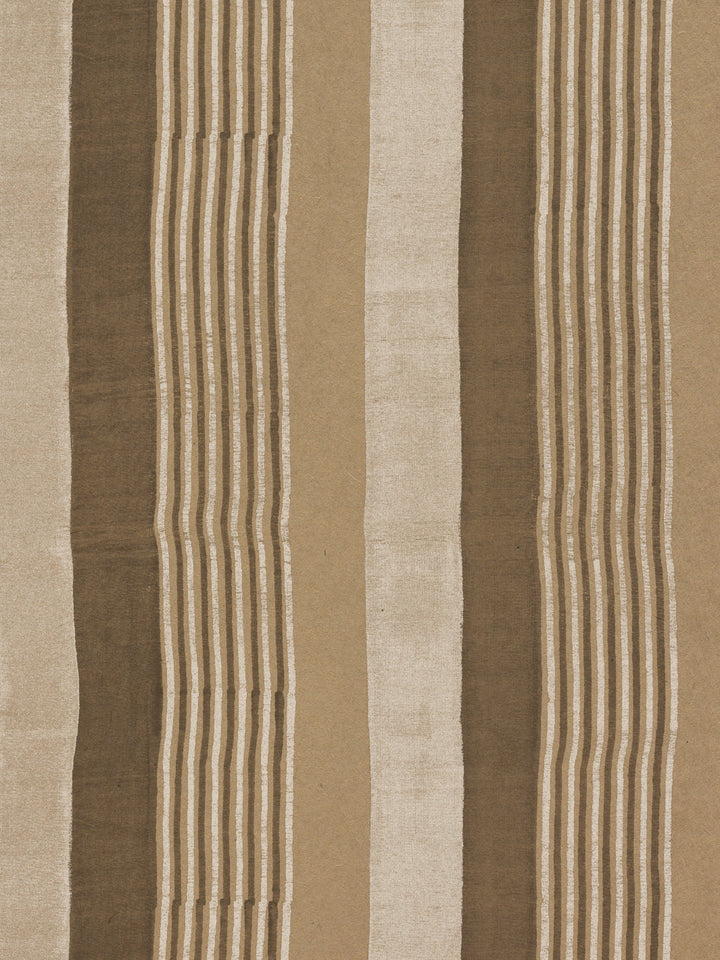 tent stripe large kraft wallpaper chris benz neutral