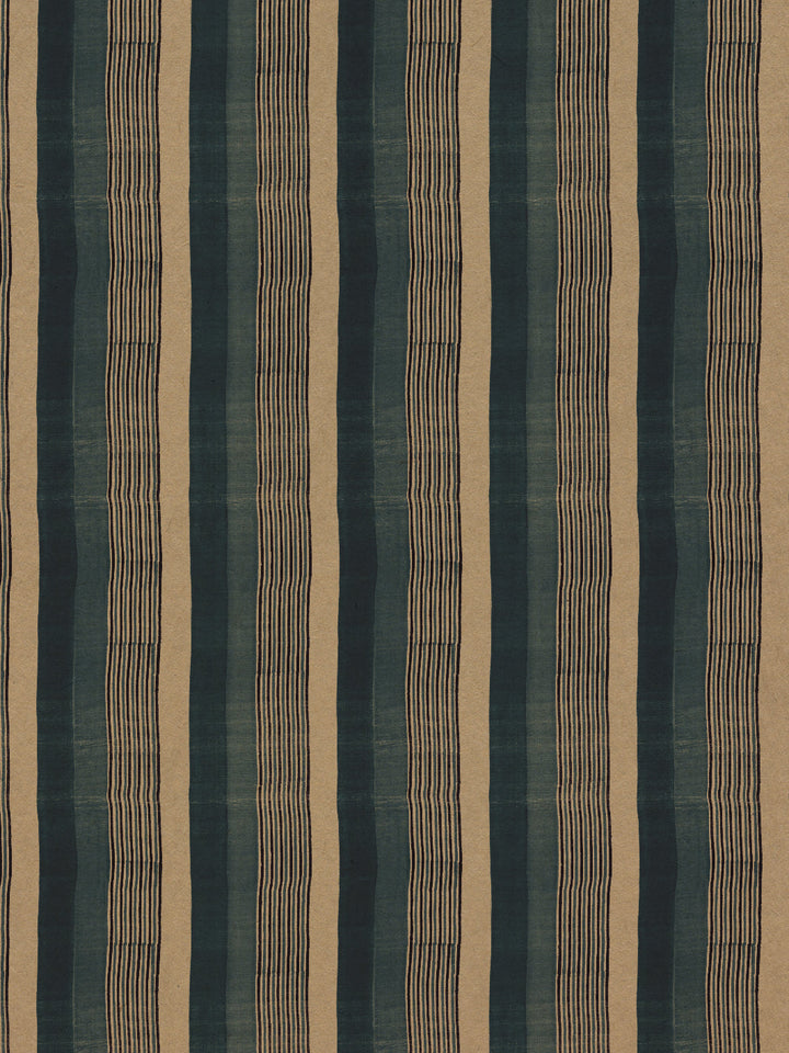 tent stripe small kraft wallpaper chris benz blue