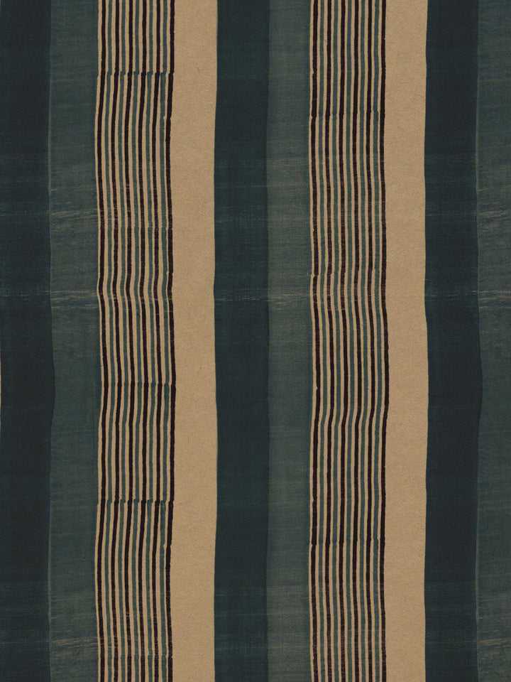 tent stripe small kraft wallpaper chris benz blue