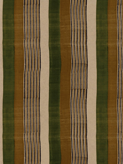 'Tent Stripe Small' Kraft Wallpaper by Chris Benz - Pine