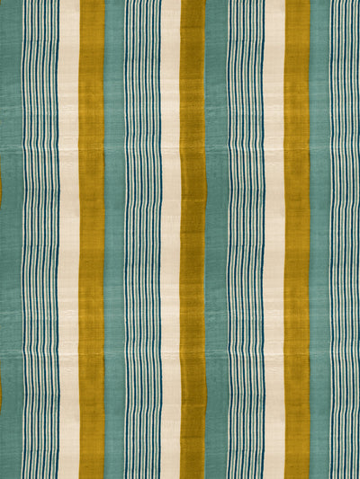 tent stripe small wallpaper chris benz mustard