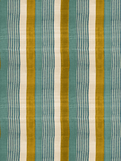 'Tent Stripe Small' Wallpaper by Chris Benz - Mustard