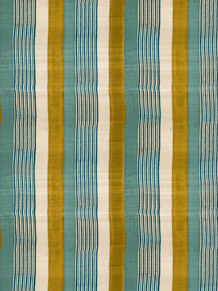 'Tent Stripe Small' Wallpaper by Chris Benz - Mustard