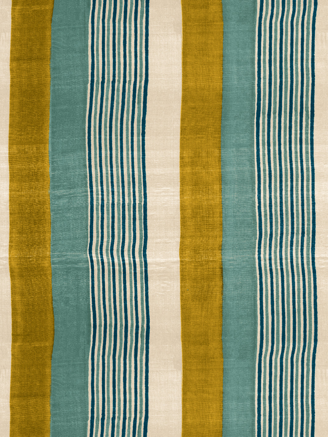 tent stripe small wallpaper chris benz mustard