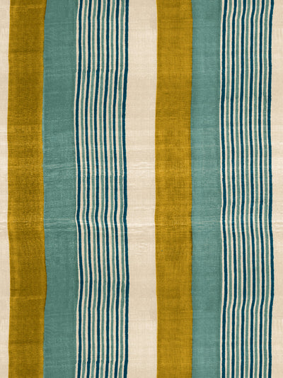 tent stripe small wallpaper chris benz mustard