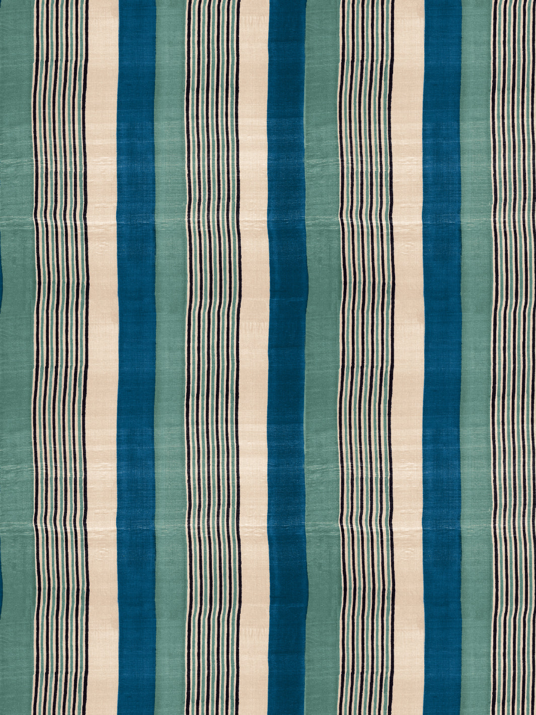 tent stripe small wallpaper chris benz seaglass blue