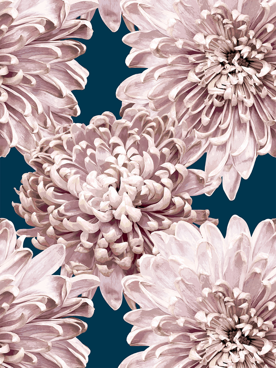 'The Mums' Wallpaper by Sarah Jessica Parker - Navy