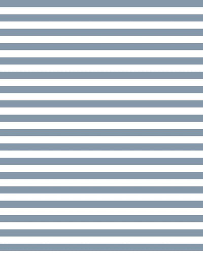 'Cabana Stripe' Wallpaper by Sugar Paper - French Blue