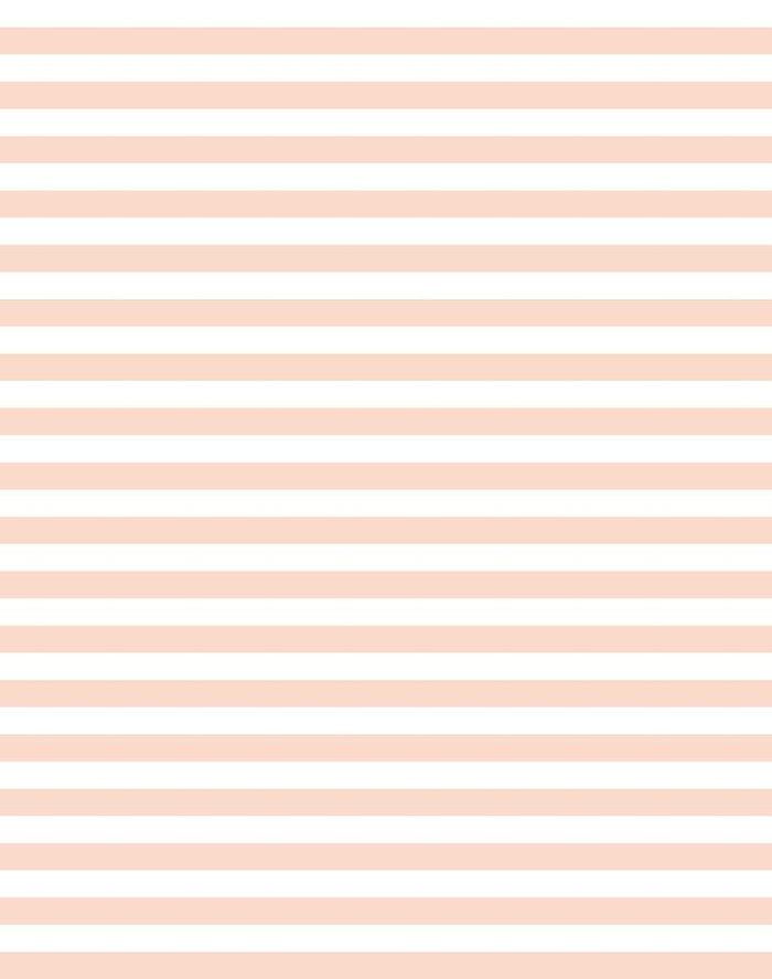 'Cabana Stripe' Wallpaper by Sugar Paper - Pink