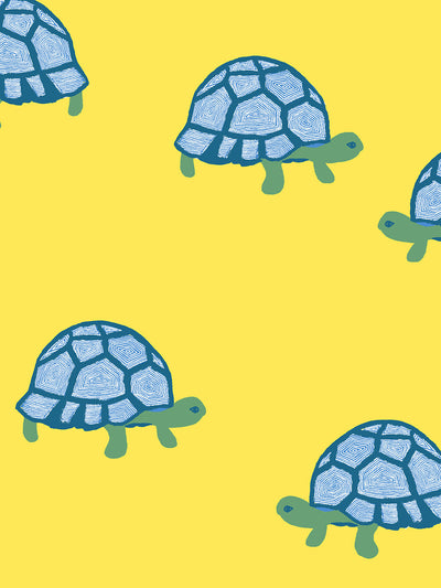 tortoise wallpaper by tea collection daffodil