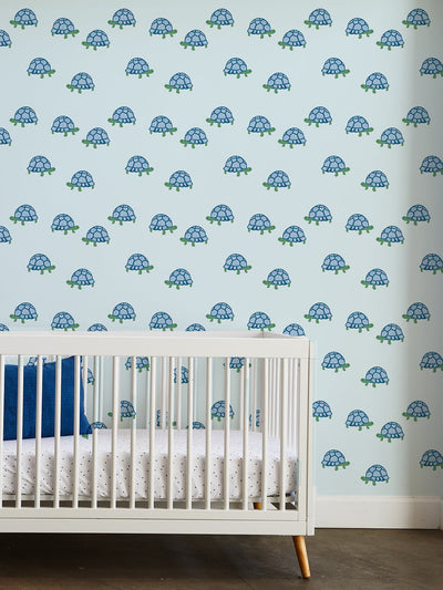 'Tortoise' Wallpaper by Tea Collection - Sky