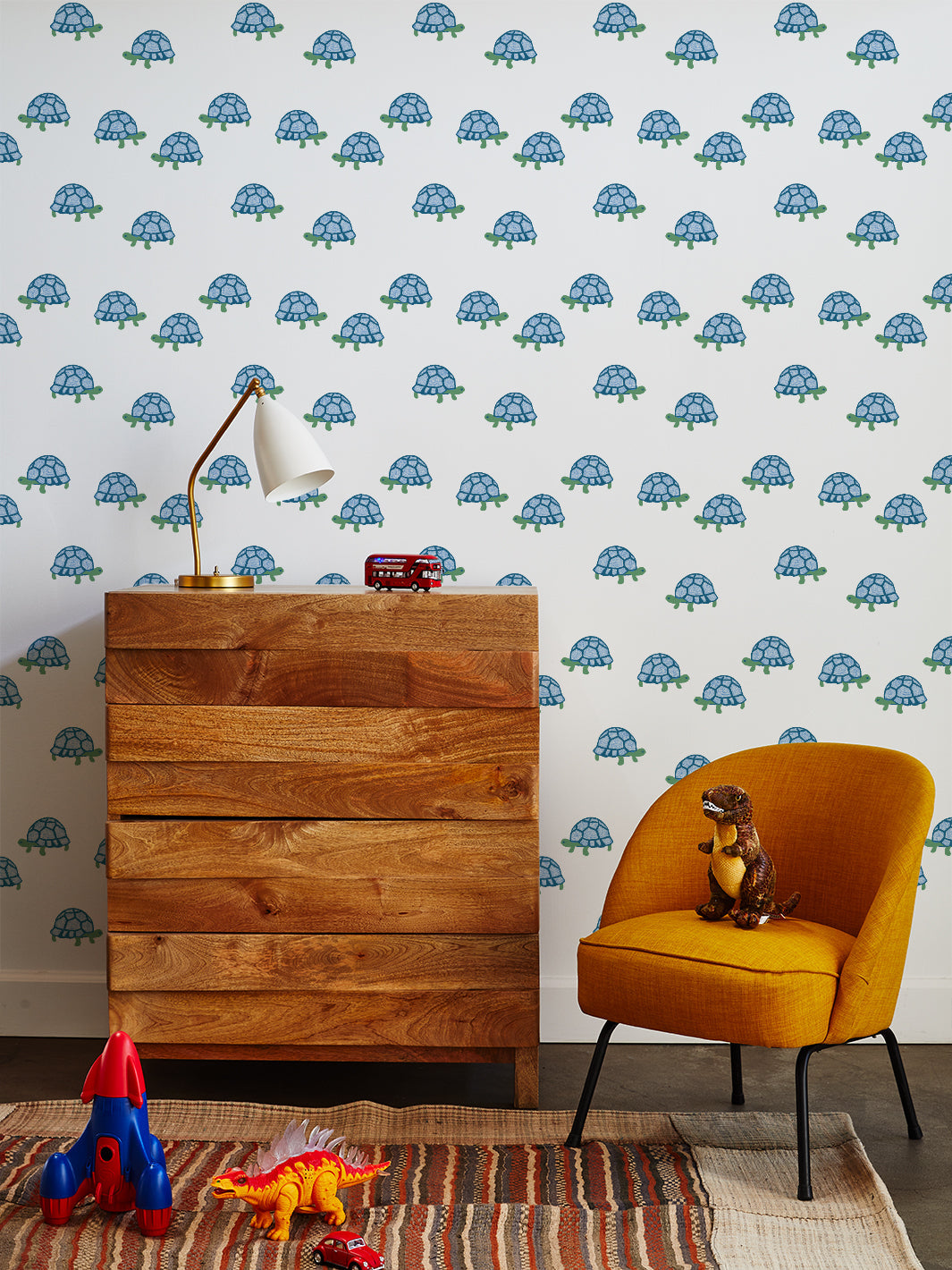 tortoise wallpaper by tea collection white