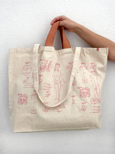 'Barbie™ x Wallshoppe Tote by Clare V. - Limited Edition
