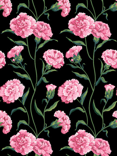 townhouse mural wallpaper by sarah jessica parker blush on black