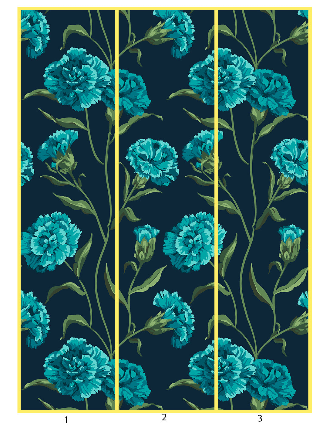 townhouse-mural-wallpaper-by-sarah-jessica-parker-peacock-on-deep-navy