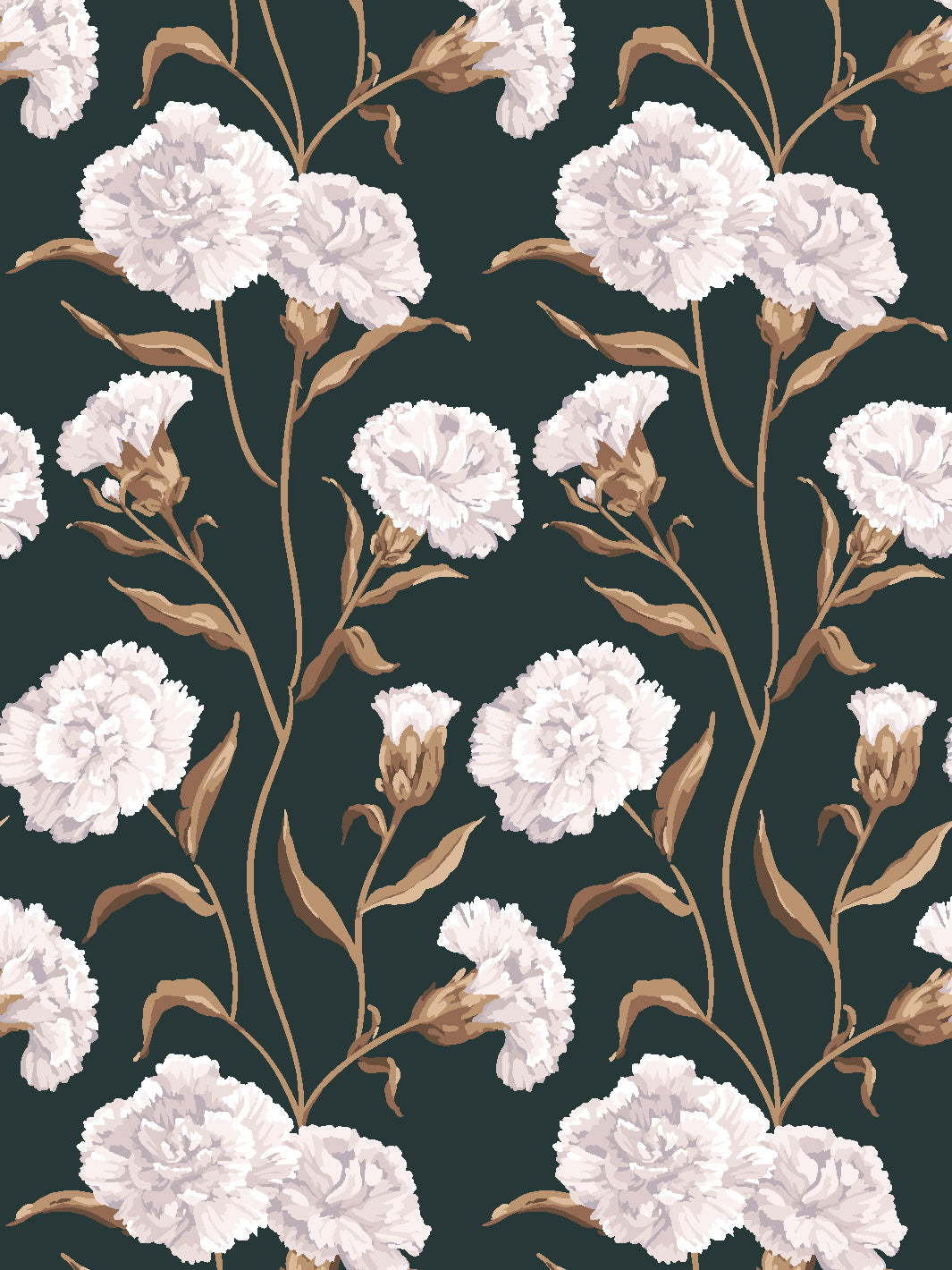 townhouse mural wallpaper by sarah jessica parker pearl on deep navy