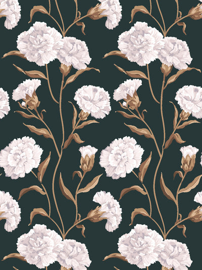 townhouse mural wallpaper by sarah jessica parker pearl on deep navy