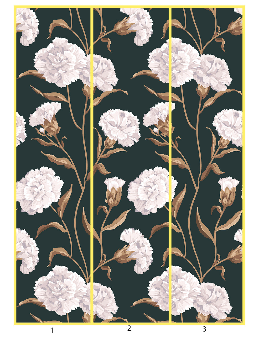 townhouse mural wallpaper by sarah jessica parker pearl on deep navy