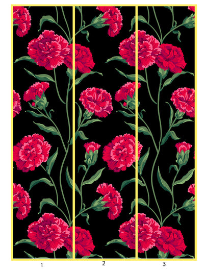 townhouse mural wallpaper by sarah jessica parker scarlett on black