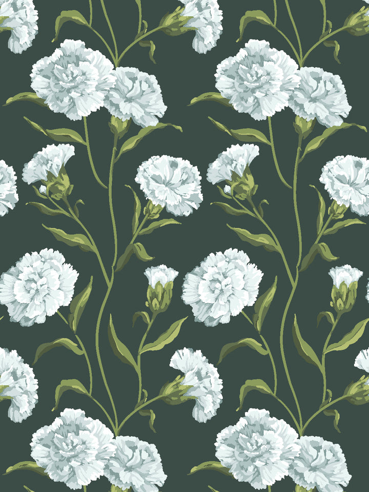 townhouse-mural-wallpaper-by-sarah-jessica-parker-silver-on-deep-juniper