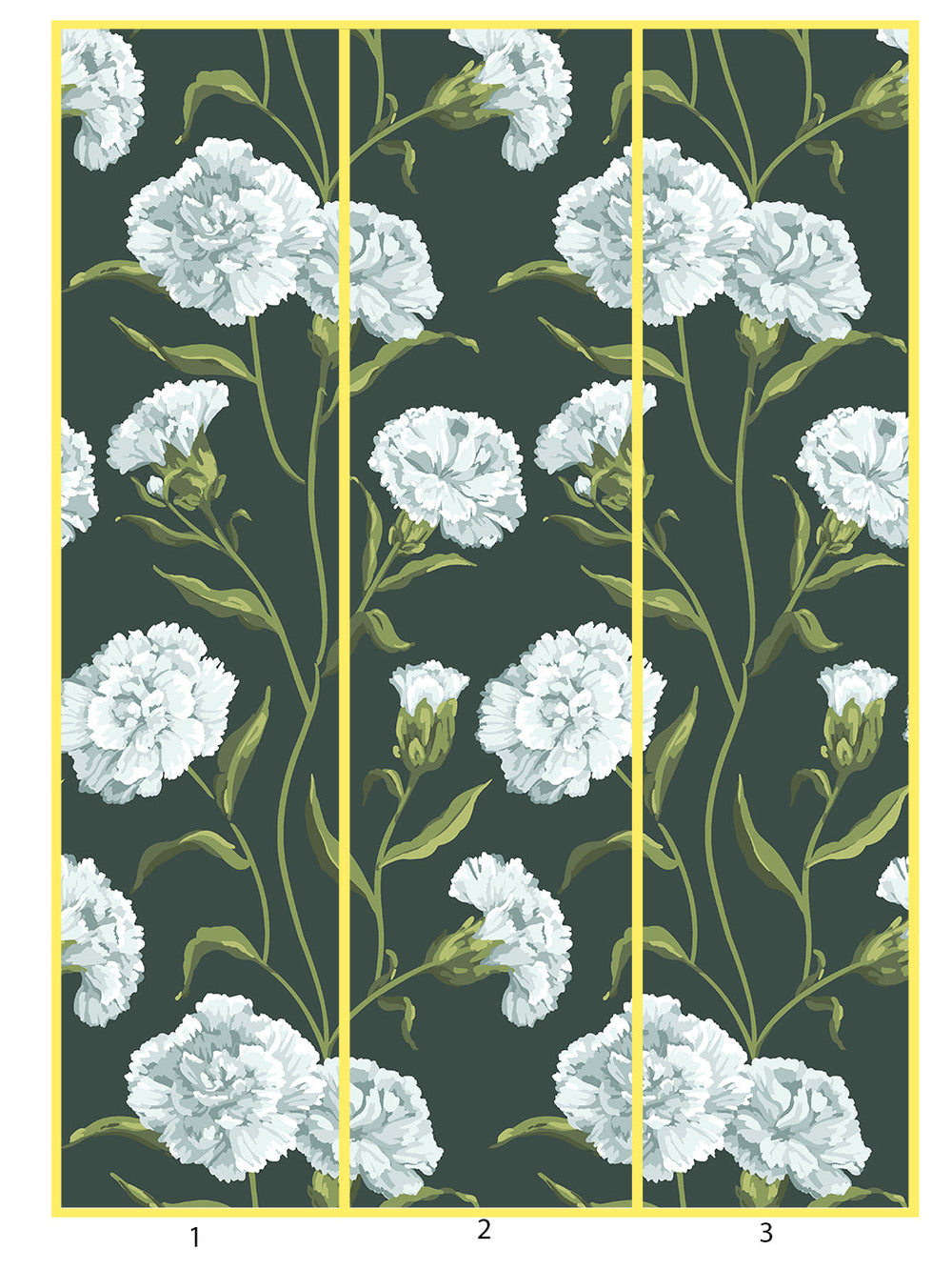 townhouse-mural-wallpaper-by-sarah-jessica-parker-silver-on-deep-juniper