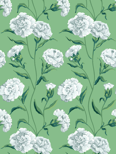 townhouse mural wallpaper by sarah jessica parker silver on jade