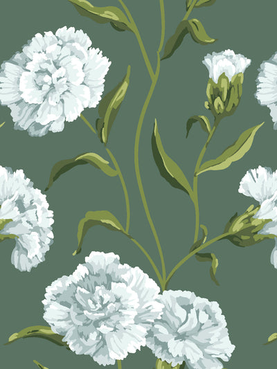 townhouse mural wallpaper by sarah jessica parker silver on spanish moss