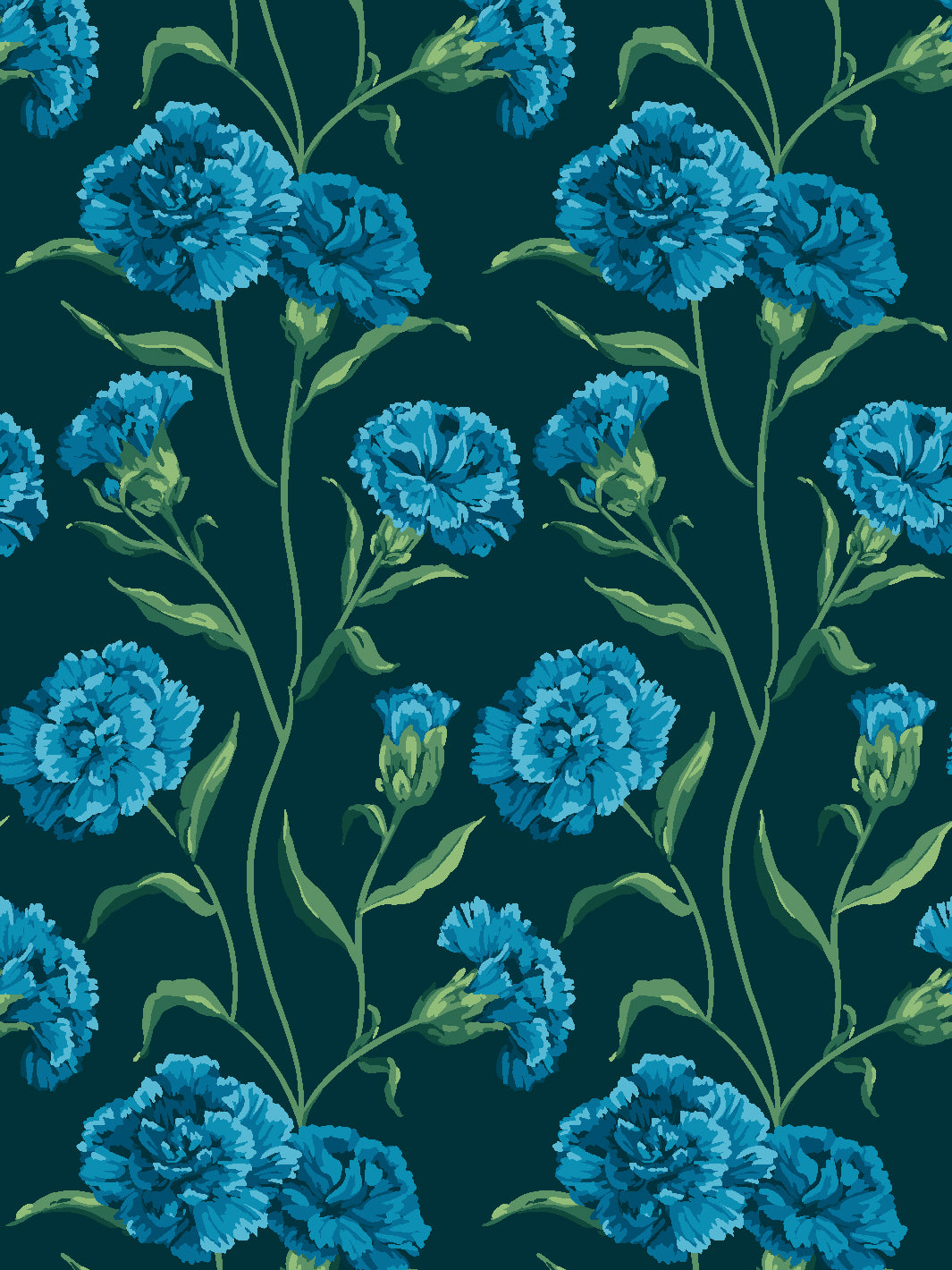 townhouse-mural-wallpaper-by-sarah-jessica-parker-teal-on-deep-sea