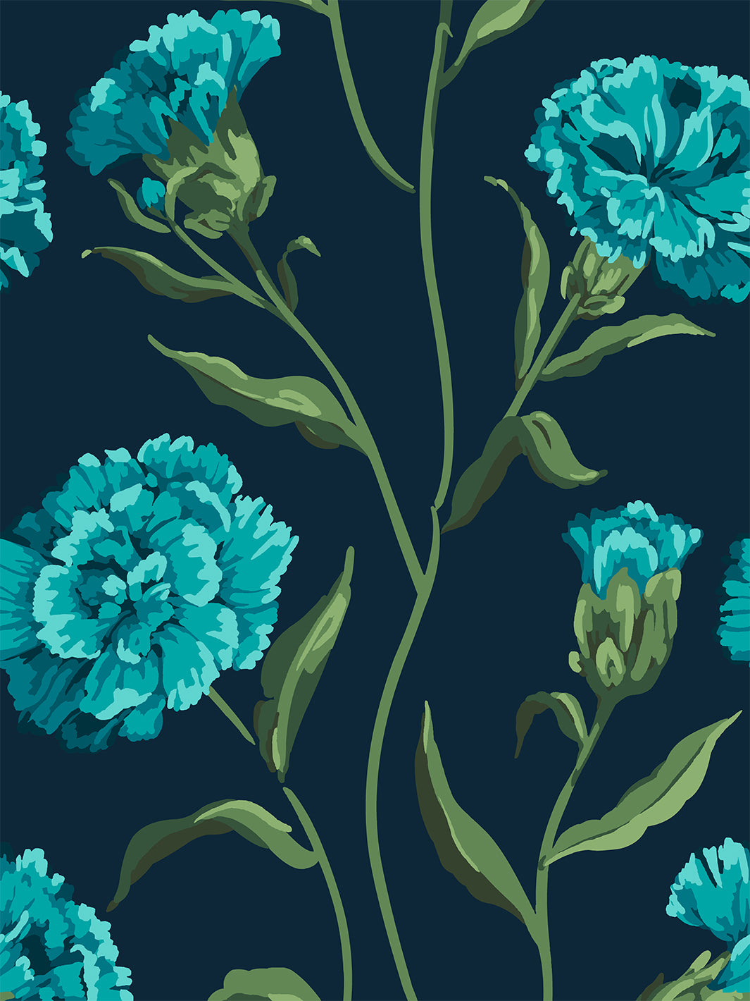 townhouse-wallpaper-by-sarah-jessica-parker-peacock-on-deep-navy