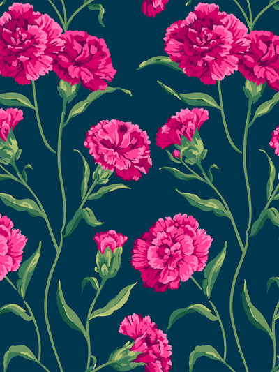 'Townhouse' Wallpaper by Sarah Jessica Parker - Punch on Navy