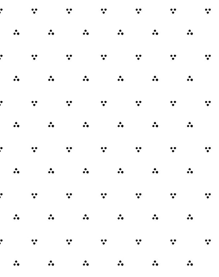 'Dainty Dot' Wallpaper by Sugar Paper - Black On White