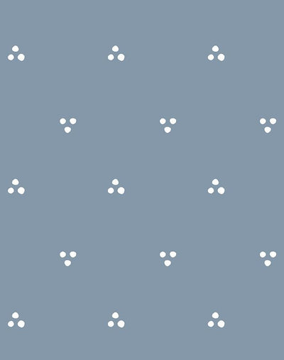 'Dainty Dot' Wallpaper by Sugar Paper - French Blue