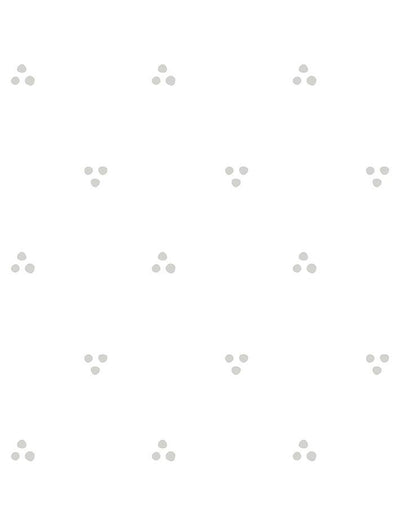 dainty dot grey on white