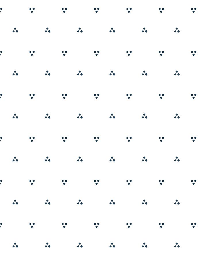 dainty dot navy on white