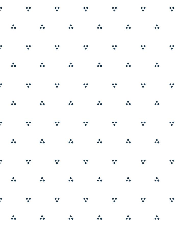 'Dainty Dot' Wallpaper by Sugar Paper - Navy On White