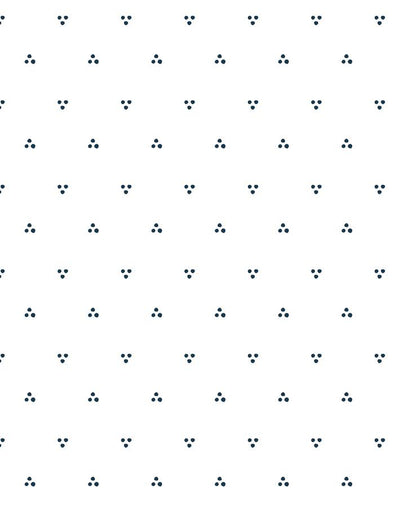 'Dainty Dot' Wallpaper by Sugar Paper - Navy On White