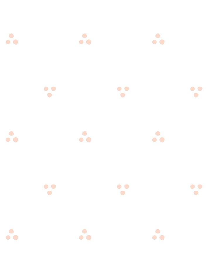 dainty dot pink on white