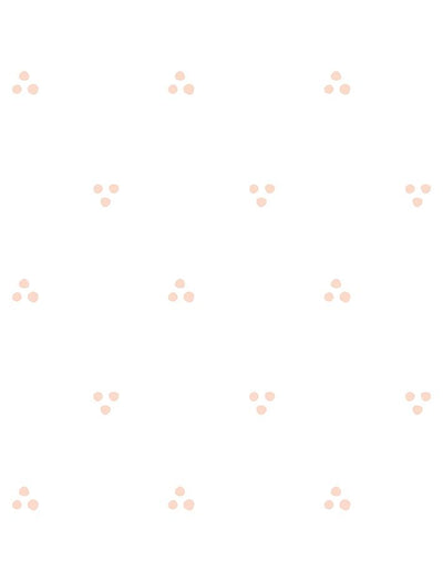 dainty dot pink on white