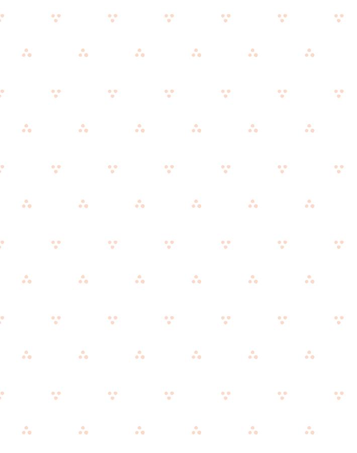 dainty dot pink on white