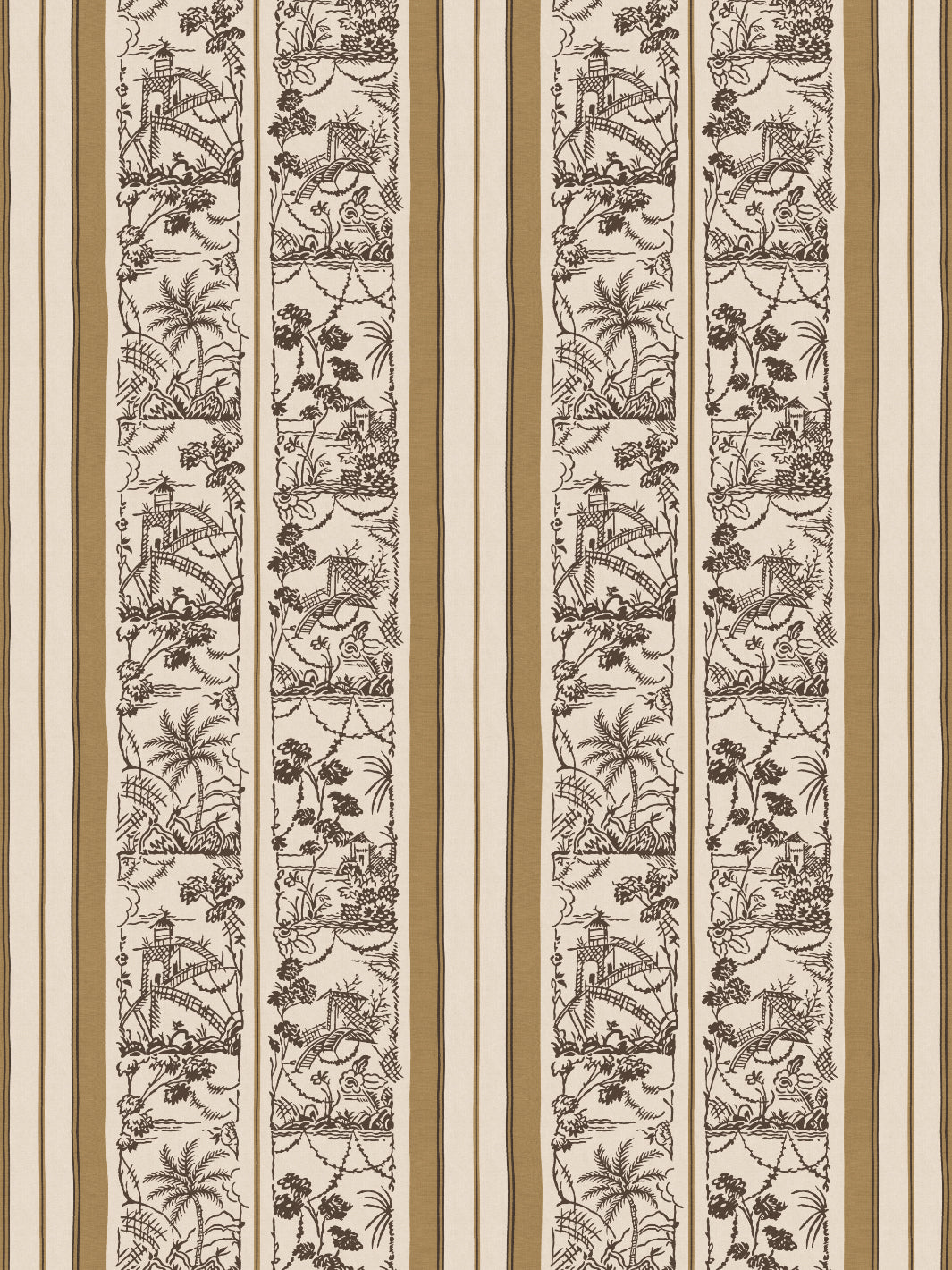 tropical-toile-stripe-wallpaper-chris-benz-camel