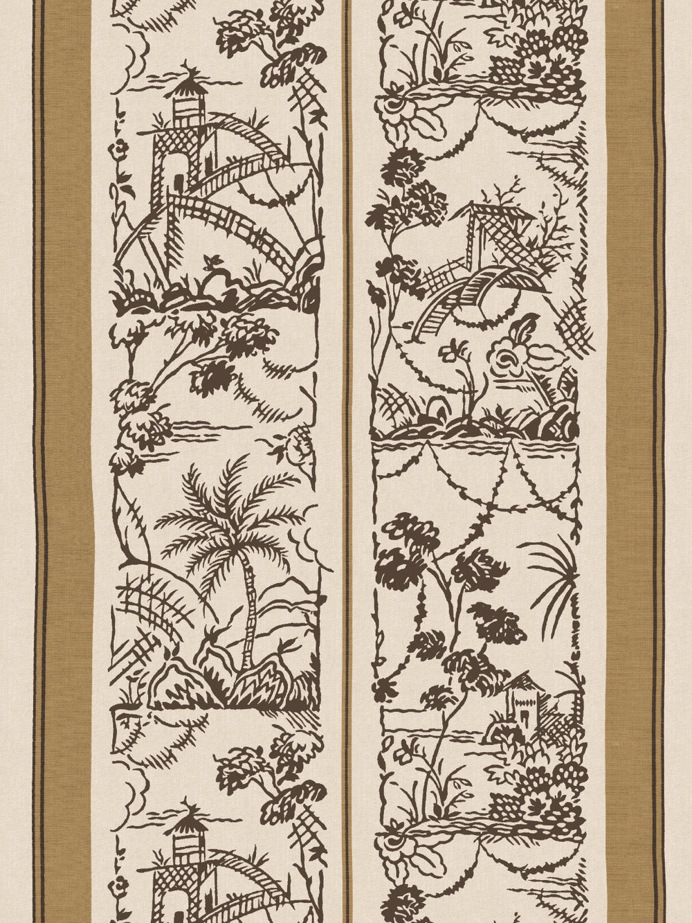 tropical-toile-stripe-wallpaper-chris-benz-camel