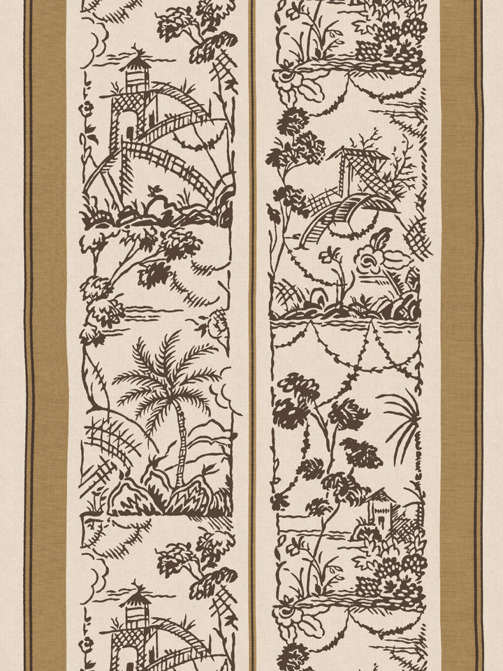 tropical-toile-stripe-wallpaper-chris-benz-camel