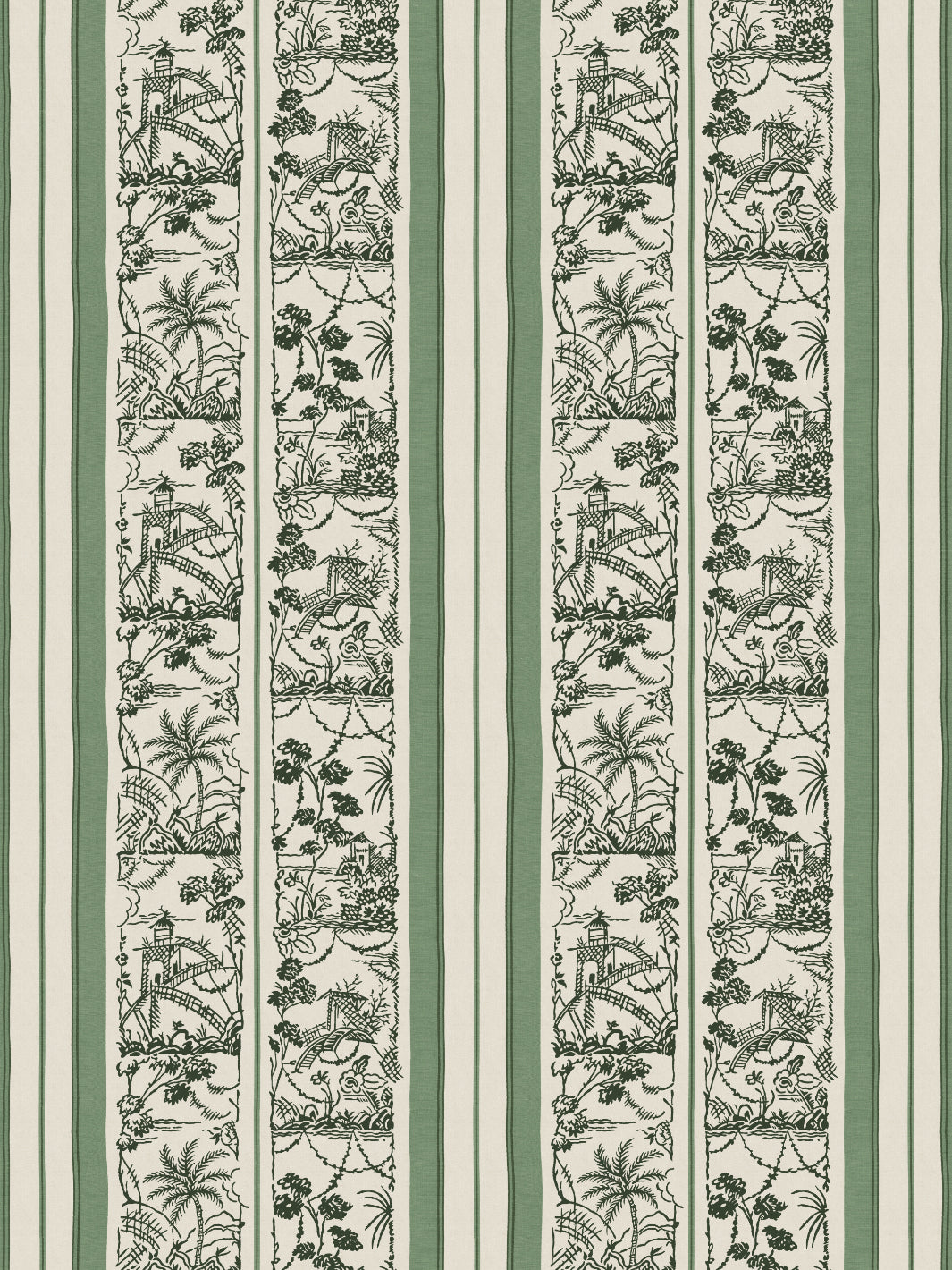 tropical-toile-stripe-wallpaper-chris-benz-green