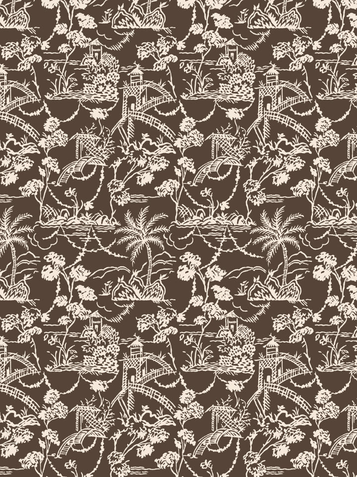 tropical-toile-wallpaper-chris-benz-deep-brown