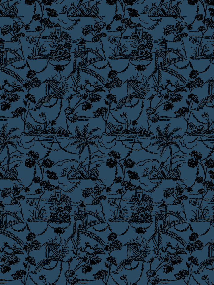tropical-toile-wallpaper-chris-benz-navy