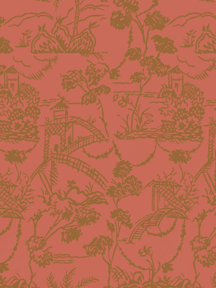 tropical-toile-wallpaper-chris-benz-red