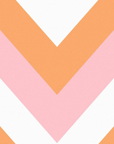 'V Is For Chevron' Wallpaper by Nathan Turner - Creamsicle